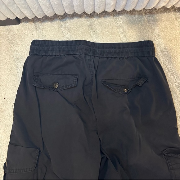 Vibrant Miu VBRT Women’s Black Cargo Pants Lightweight Pockets - Picture 7 of 8